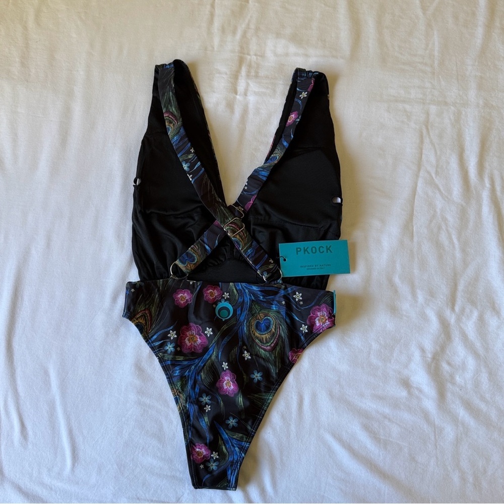Pkockbeachwear Vibrant Feather Swimsuit - Picture 3 of 12